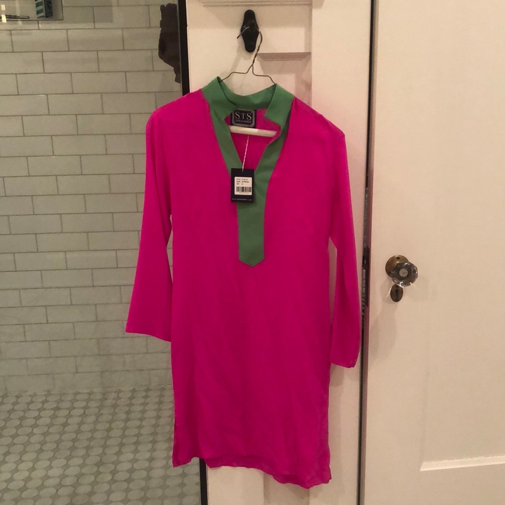Sail to Sable silk tunic. NWT